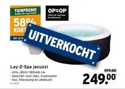 GAMMA Lay-Z-Spa jacuzzi aanbieding