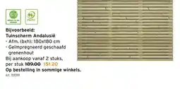 GAMMA Tuinscherm Andalusië aanbieding