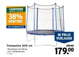 GAMMA Trampoline 305 cm aanbieding