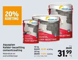 GAMMA Aquaplan Kelder-bezetting cementcoating aanbieding