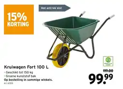 GAMMA Kruiwagen Fort 100 L aanbieding