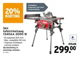 GAMMA Skil tafelcirkelzaag 1340AA 2000 W aanbieding
