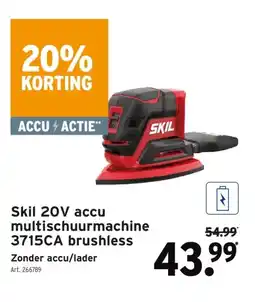 GAMMA Skil 20V accu multischuurmachine3715CA brushless aanbieding