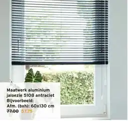 GAMMA Maatwerk aluminium jaloezie 5108 antraciet Bijvoorbeeld: aanbieding