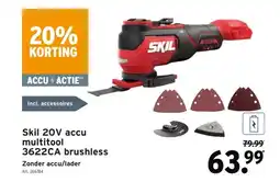 GAMMA Skil 20V accu multitool 3622CA brushless aanbieding