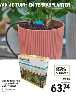 GAMMA Gardena Micro drip startset voor terras aanbieding