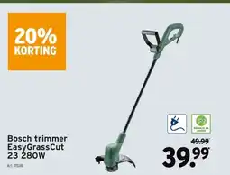 GAMMA Bosch trimmer EasyGrassCut 23 280W aanbieding