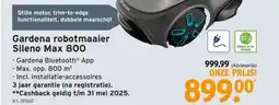 GAMMA Gardena robotmaaier Sileno Max 800 aanbieding