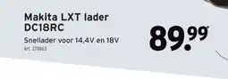 GAMMA Makita LXT lader DC18RC aanbieding