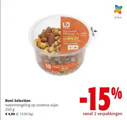 Colruyt Boni Selection notenmengeling op oosterse wijze aanbieding