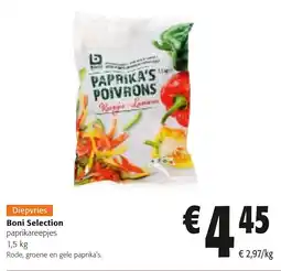 Colruyt Boni Selection paprikareepjes aanbieding