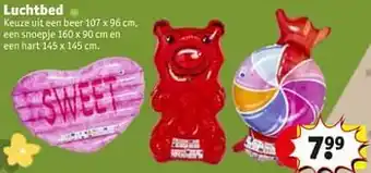 Kruidvat Luchtbed aanbieding