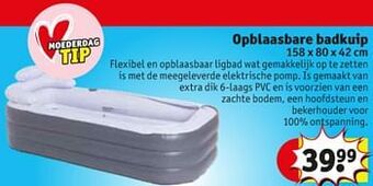 Opblaasbare badkuip