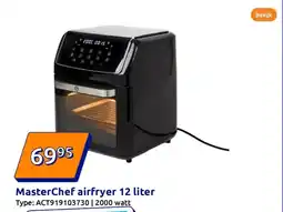 Action MasterChef airfryer 12 liter aanbieding