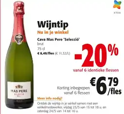 Colruyt Cava Mas Pere Selecció aanbieding
