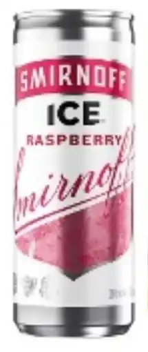 Colruyt Smirnoff Ice Raspberry 4 % vol aanbieding