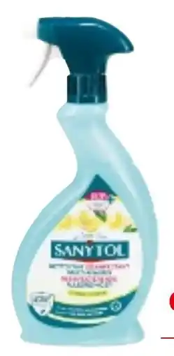 Colruyt Sanytol Desinfecterende Allesreiniger Citroen Spray aanbieding