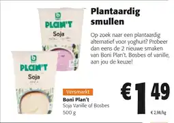 Colruyt Boni Plan't Plantaardig smullen aanbieding