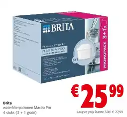 Colruyt Brita waterfilterpatronen Maxtra Pro aanbieding