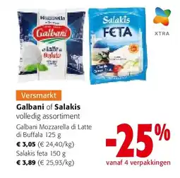 Colruyt Galbani Mozzarella di Latte di Buffala 125 g aanbieding