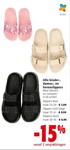 Colruyt Slippers Roze maat 25-29 aanbieding