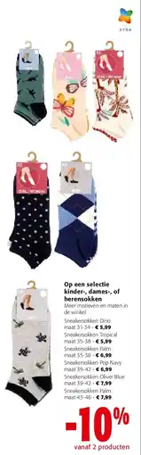 Colruyt Sneakersokken Dino maat 31-34 aanbieding