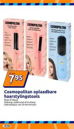 Action Cosmopolitan oplaadbare haarstylingstools aanbieding
