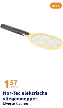Action Nor-Tec elektrische vliegenmepper aanbieding