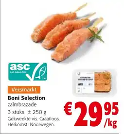 Colruyt Boni Selection zalmbrazade aanbieding