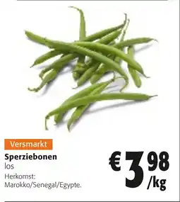 Colruyt Sperziebonen aanbieding