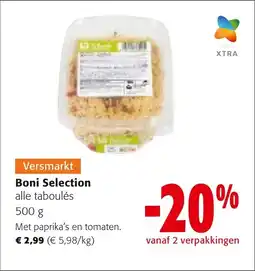 Colruyt Boni Selection taboulés aanbieding