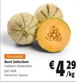 Colruyt Boni Selection meloen charentais aanbieding