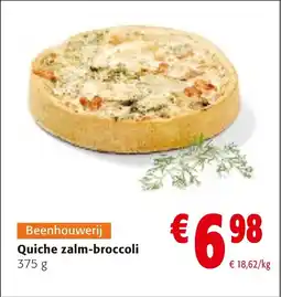 Colruyt Quiche zalm broccoli aanbieding