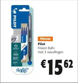 Colruyt Pilot Frixion Ball+ met 3 navullingen aanbieding