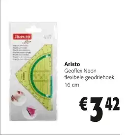 Aristo Geoflex Neon flexibele geodriehoek