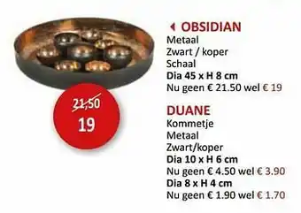 Obsidian metaal