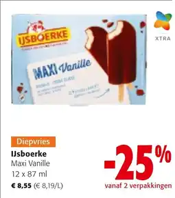 Colruyt Diepvries IJsboerke Maxi Vanille aanbieding