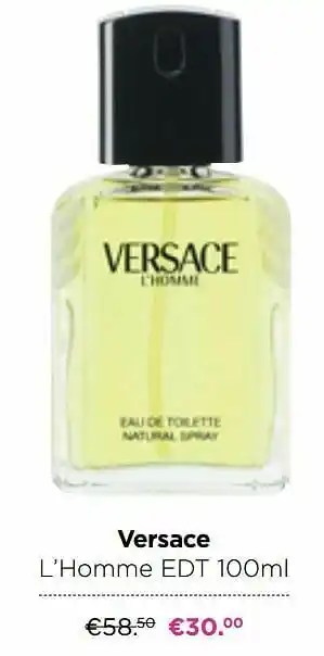 ICI PARIS XL Versace l’homme edt aanbieding