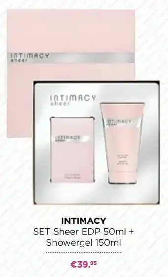 ICI PARIS XL Intimacy set sheer edp + showergel aanbieding