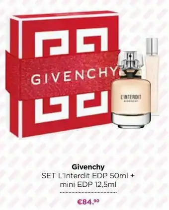 ICI PARIS XL Givenchy set l’interdit edp + mini edp aanbieding