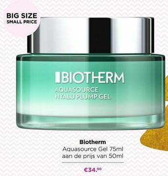 Biotherm aquasource gel