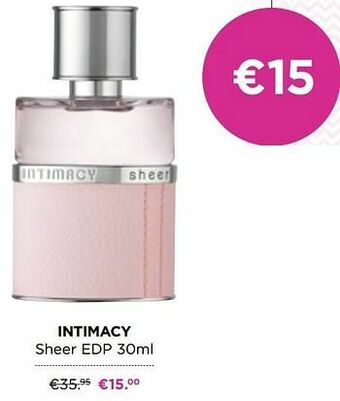 ICI PARIS XL Intimacy sheer edp aanbieding