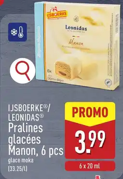 ALDI Leonidas pralines glacées manon aanbieding