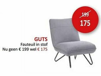 Weba Guts fauteuil aanbieding