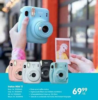 Fujifilm instax mini 11 roze