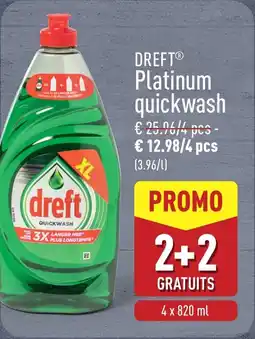 ALDI Dreft Platinum quickwash aanbieding