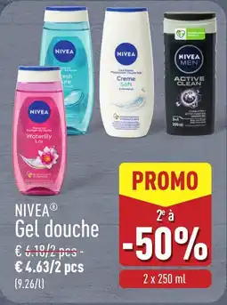 ALDI Nivea Gel douche aanbieding