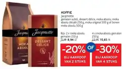 Alvo Koffie Jacqmotte aanbieding