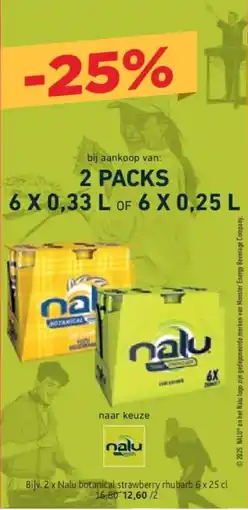 Alvo Nalu botanical strawberry rhubarb aanbieding