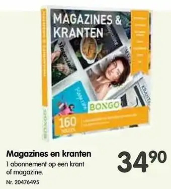 Fun Magazines en kranten aanbieding
